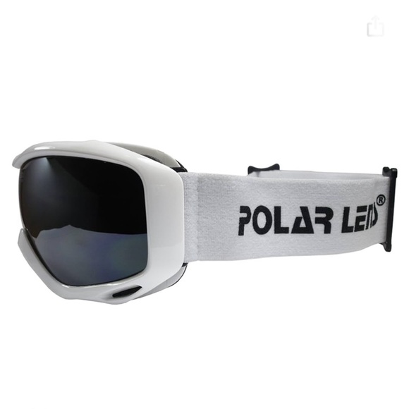 Polarlens Adult Women Men PG10 White Ski Snowboarding Snow Goggles - Picture 3 of 7